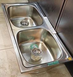 Stainless Steel Double Bowl Kitchen Sink