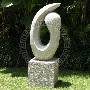 GARDEN MARBLE STONE ABSTRACT SCULPTURE