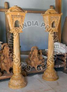 Sandstone Lamp Pillar