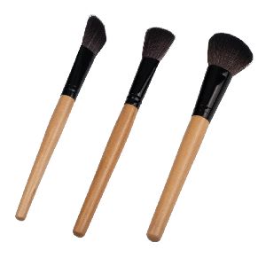 Makeup Brush Set With PU Leather Case (18 Pieces), Black (GB-3071)