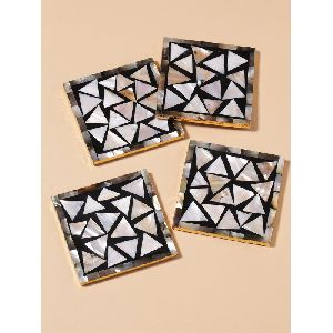 Mother of Pearl Coaster Set