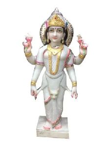 Marble Parvati Mata Statue