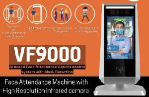 VF9000 AI based Face Attendance & Access control Terminal with Mask Detection