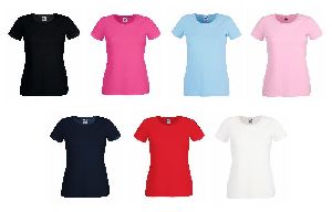 Ladies Round Neck T-shirts