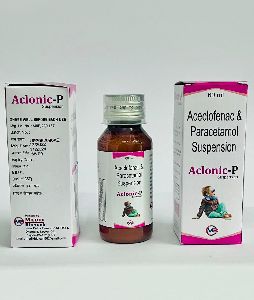 Aceclofenac & Paracetamol Suspension