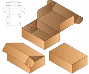 3 Ply Die Cut Corrugated Box