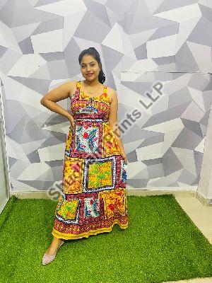 Rayon Long One Piece Dresses