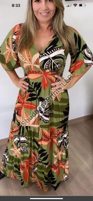 Rayon Long One Piece Dresses
