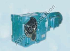 K Series Right Angle Bevel Worm Geared Motor.