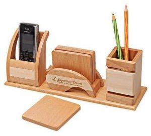 Wooden Desk Organizer