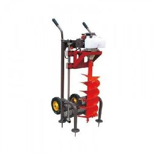 Trolly earth auger
