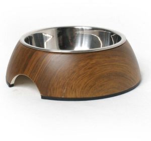 Wooden Dog Bowl