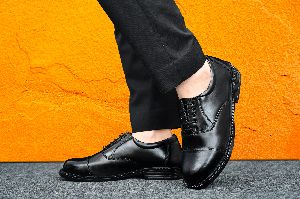 Mens Black Leather Shoes