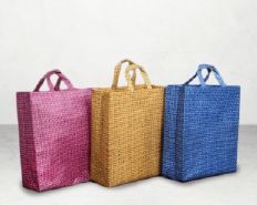 Woven Loop Handle Bags