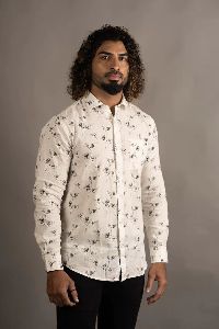 Most Trendy White Floral Shirt