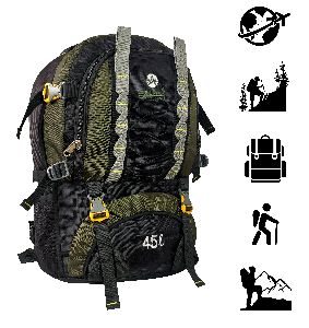 AN Black khaki Backpack