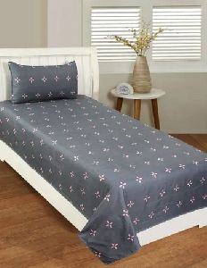 Soft Glace Cotton Single Bed Sheet