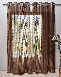 Brown Net Curtains