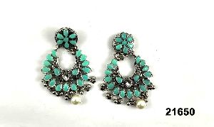 Premium oxidised jhumka be earrings