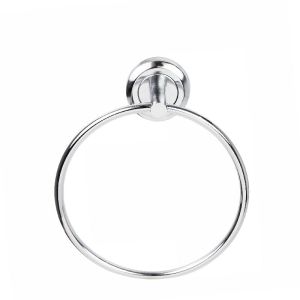 VEER Round Stainless Steel Flange Towel Ring