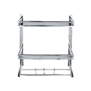VEER Stainless Steel Double Shelf Cabinet
