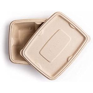 500 ml Rectangle Compostable Container