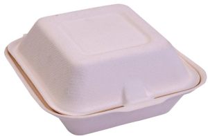 8x8 Inch Compostable Burger Box