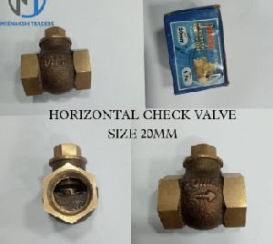 20mm Mmi Brass Horizontal Check Valve