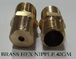 Brass Hex Nipple
