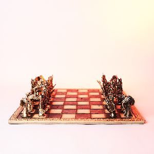 Dhokra art chess
