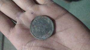 old silver coin