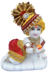 Marble Laddu Gopal Statue