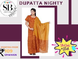 Dupatta nighty