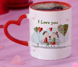 heart shape mugs