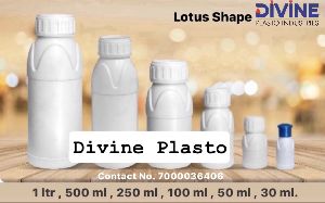 Lotus shape Hdpe Plastic bottle