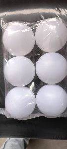 white plastic ball