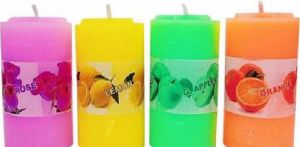 Fruit Scented Pillar Candle