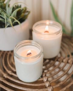 Glass Jar Scented Candle