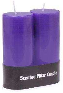 scented pillar candle