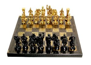 Brass Chess Set