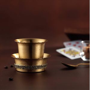 Masai Brass Coffee Set Gold
