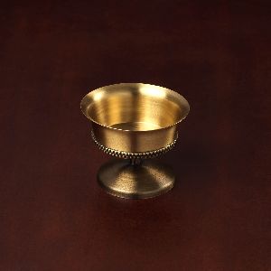 Masai Brass Dessert Bowl Gold
