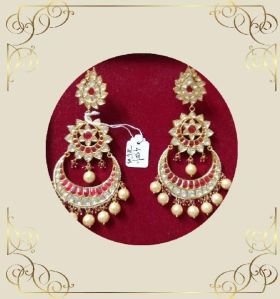 polki earring