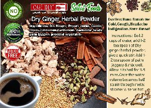 dry ginger herbal powder