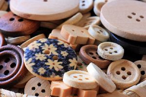 Real Wood Buttons