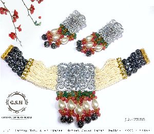 Stone Necklace Set
