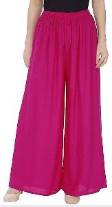 Pink Rayon Palazzo