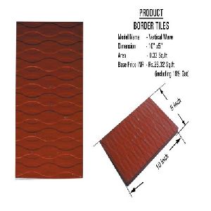 Vertical Wave Border Tiles