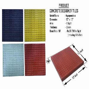 Acupuncture Concrete Designer Tiles