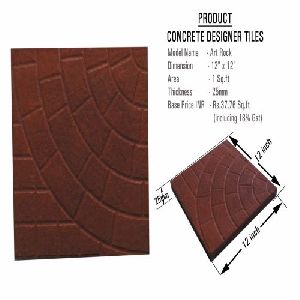 Art Rock Concrete Designer Tiles